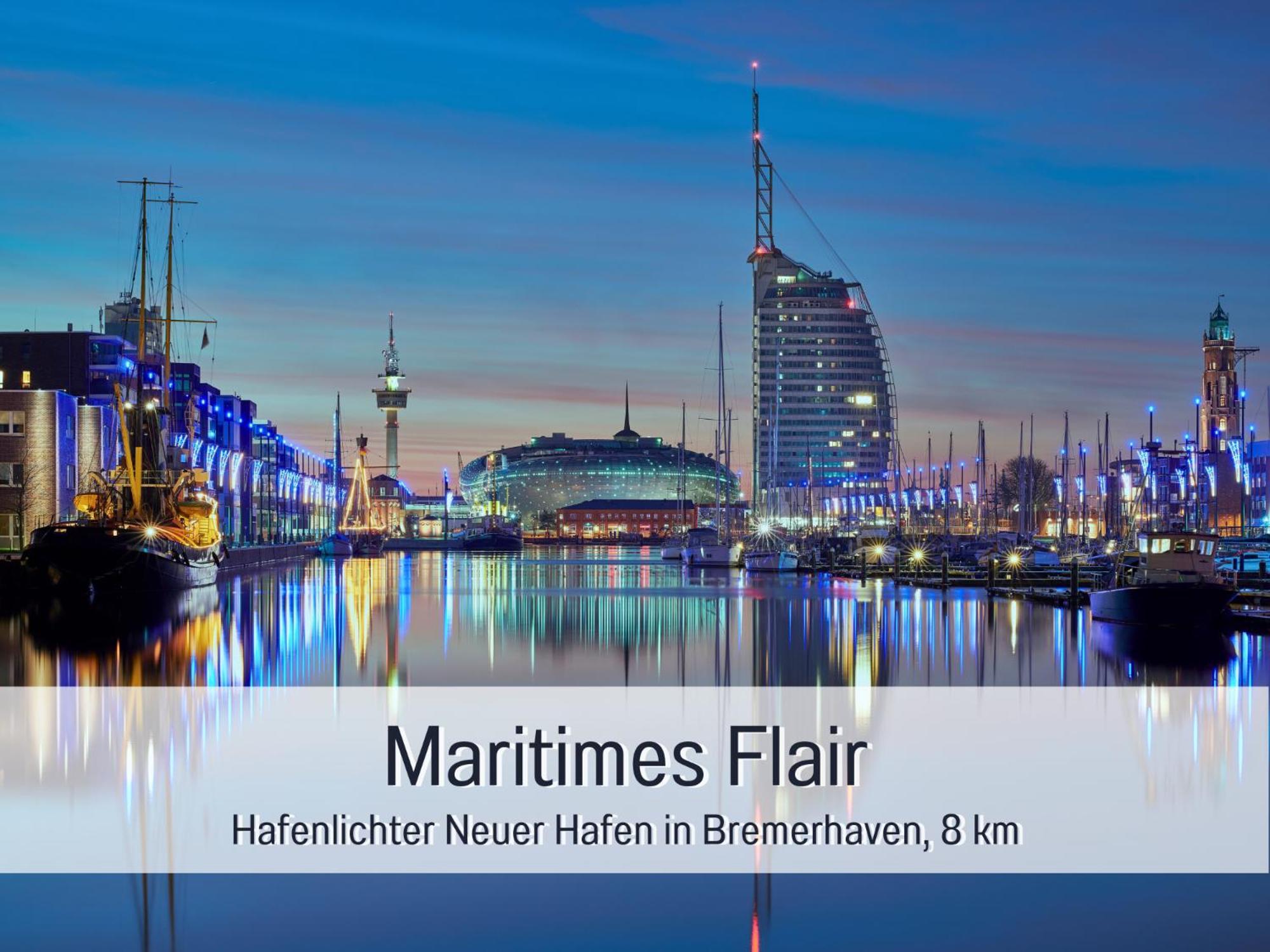 "Lilie" In Geestland-Langen, Ideal Fuer Familien & Homeoffice - Wlan & Parkplatz - 3 Zimmer, Balkon - Nahe Bremerhaven Ngoại thất bức ảnh