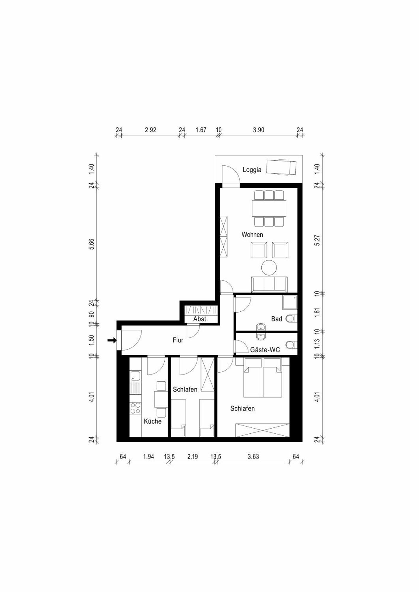 "Lilie" In Geestland-Langen, Ideal Fuer Familien & Homeoffice - Wlan & Parkplatz - 3 Zimmer, Balkon - Nahe Bremerhaven Ngoại thất bức ảnh